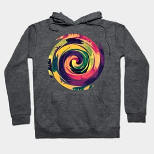 Rainbow Spiral 11 Hoodie